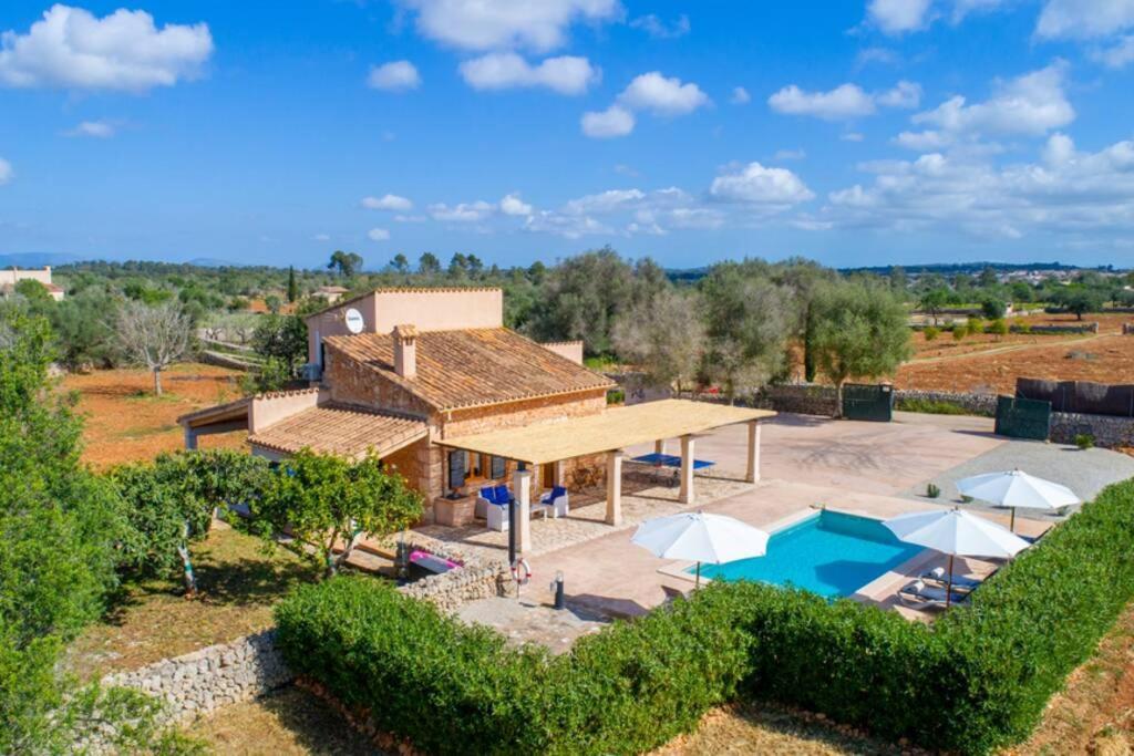 Traditional House Casa Binitaref With Pool In Sineu (Mallorca)