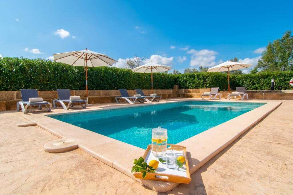 Traditional House Casa Binitaref With Pool In * Sineu (Mallorca)